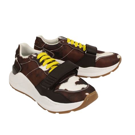 burberry cow print sneakers